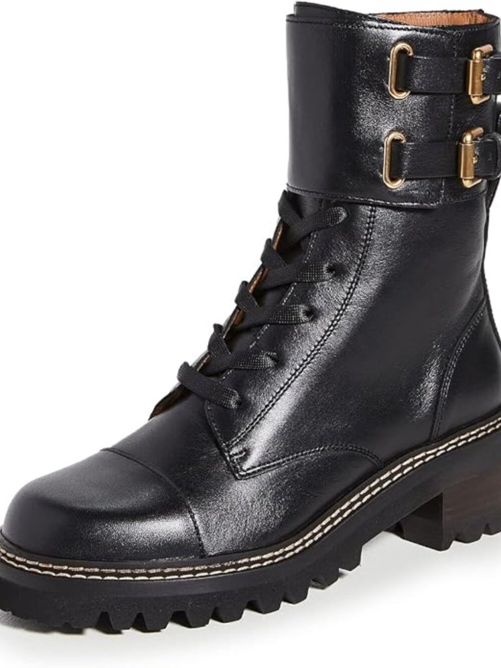 See by Chloe Combat Boots